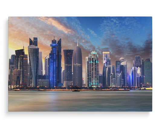 Qatar, Doha City sunrise